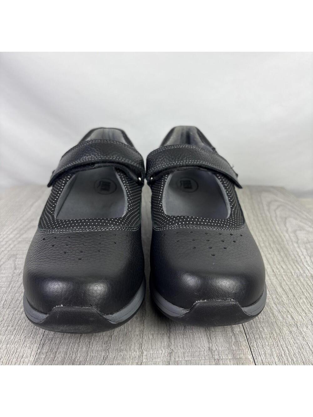 Drew Trust Women's Therapeutic Leather Shoes 14805-12 Black Size 9.5W - Picture 2 of 12